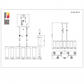 Подвесная люстра SL334.403.07 Bichero ST Luce (16)