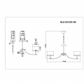Подвесная люстра SLE105303-08 Linda Evoluce (13)