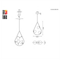 Подвесной светильник SL1126.203.03 Forcio ST Luce (10)