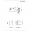 Настенный светильник SLE103401-01 Giano Evoluce (4)