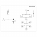 Потолочная люстра SLE103702-06 Buve Evoluce (7)