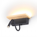 Настенный светильник-полка с подсветкой/USB Woody 3868/8WL от Odeon Light (2)