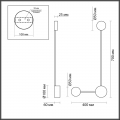 Настенный светильник Satellite 3900/10WG Odeon Light (4)