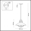 Уличный светильник-подвес IP23 Dante 4164/1 от Odeon Light (2)