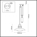 Уличный светильник-подвес IP23 Dante 4164/1A от Odeon Light (2)
