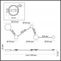 Настенный светильник Galaxy 4211/38WL Odeon Light (4)