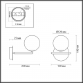 Настенный светильник Nuvola 4276/1W Odeon Light (4)