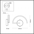 Настенный светильник 4308/8WL Suprema Odeon Light (4)