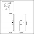 Настенный светильник 4309/8WL Suprema Odeon Light (4)