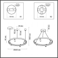 Подвесная люстра 4317/58L Fonda Odeon Light (5)