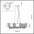 Люстра Ulla 4636/6 Odeon Light (5)