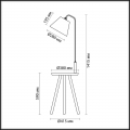 Торшер со столиком Kalda 4666/1F Odeon Light (5)