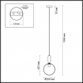 Подвес Okia 4672/1 Odeon Light (5)