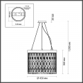 Люстра Refano 4848/5 Odeon Light (6)