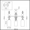 Люстра потолочная Bizet 4855/3C Odeon Light Exclusive (6)