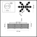 Потолочная люстра 4871/7C Gatsby Odeon Light (6)