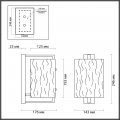 Настенный светильник 4878/1W Elegante Odeon Light (7)