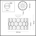 Потолочная люстра 4974/5C Tokata Odeon Light (5)