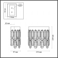 Настенный светильник 4985/2W Dakisa Odeon Light (6)