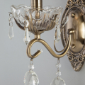 Бра Teodore 10103/1 античная бронза/прозрачный хрусталь Strotskis Eurosvet (3)