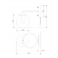 Бра Link 70104/1 черный Eurosvet (4)