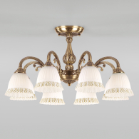 Люстра на штанге Campina 60107/8 античная бронза Eurosvet