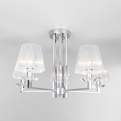 Люстра на штанге Alegria 60114/5 хром Eurosvet