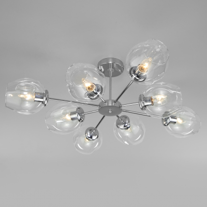 Люстра на штанге Polla 30154/8 хром Eurosvet