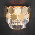 Накладной светильник Ariana 10113/2 золото/прозрачный хрусталь Strotskis Eurosvet (2)