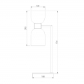 Настольная лампа Tandem 01084/2 латунь Eurosvet (4)