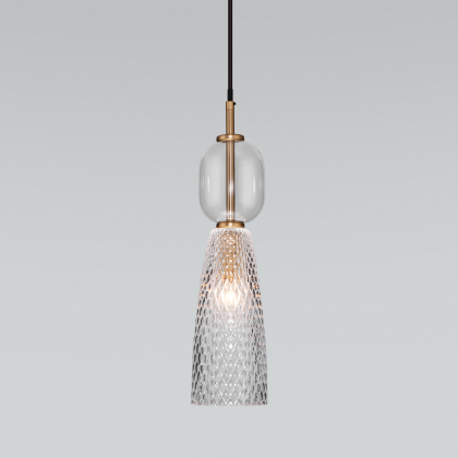 Подвес Glossy 50211/1 прозрачный Eurosvet