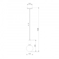 Подвес Bubble 50151/1 золото Eurosvet (3)
