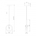 Подвес Gallo 50121/1 черный Eurosvet (5)