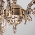 Подвесная люстра Favola 10102/5 античная бронза/прозрачный хрусталь Strotskis Eurosvet (4)
