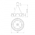 Подвесная люстра Galicia 354/6 Smart Bogates (3)