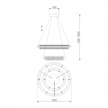 Подвесная люстра Imperio 90241/2 белый/ серебро Smart Eurosvet (5)