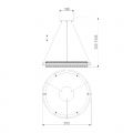 Подвесная люстра Imperio 90241/1 белый/ серебро Smart Eurosvet (5)