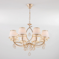 Подвесная люстра Salita 60091/8 перламутровое золото Eurosvet