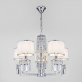 Подвесная люстра Zaffiro 10099/5 хром/прозрачный хрусталь Strotskis Eurosvet