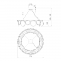 Подвесная люстра Galicia 353/8 Smart Bogates (3)