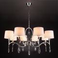 Подвесная люстра Madera 10127/8 хром/прозрачный хрусталь Strotskis Smart Eurosvet (4)
