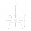 Подвесная люстра Madera 10127/5 хром/прозрачный хрусталь Strotskis Smart Eurosvet (5)