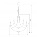 Подвесная люстра Lazzaro 60098/9 черный Eurosvet (5)