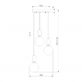 Подвесной светильник Bubble 50151/3 золото Eurosvet (4)