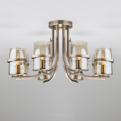 Потолочная люстра Coppa 60085/8 античная бронза Eurosvet