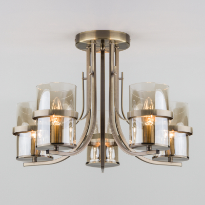 Потолочная люстра Coppa 60085/5 античная бронза Eurosvet