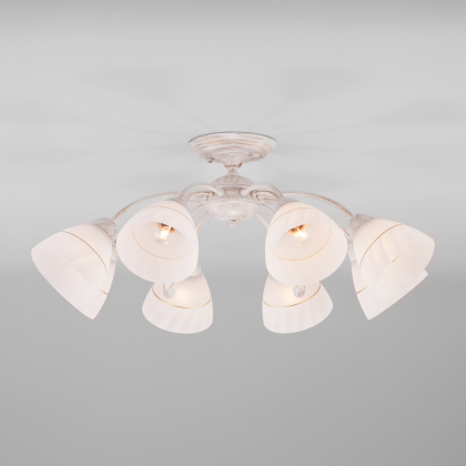 Потолочная люстра Camilla 30156/8 белый с золотом Eurosvet