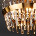 Потолочная люстра Steccato 10111/5 золотая бронза / прозрачный хрусталь Strotskis Eurosvet (3)