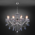 Хрустальная люстра Escada 10109/8 хром/лазурный хрусталь Strotskis Eurosvet (2)