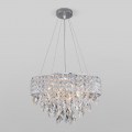 Хрустальная люстра Kira 10115/5 хром/прозрачный хрусталь Strotskis Eurosvet